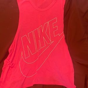 Pink Nike tank top